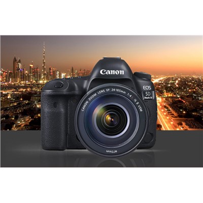 佳能/Canon 5D4 EF 24-105mm f/4L IS II USM 单反相机 全画幅专业级4K高清视频数码单反相机套机佳能5D4 5D4+EF24-105mm F4 IS 红圈镜头
